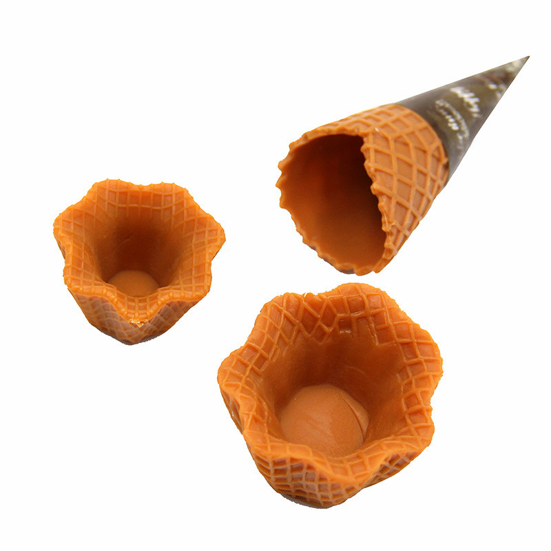 Saldējums, silikona pelējuma aromātisks sveces aromāts akmens ģipša deserta kūka 3D rotājumi sveķu māla pārtikas simulācijas dekorēšana