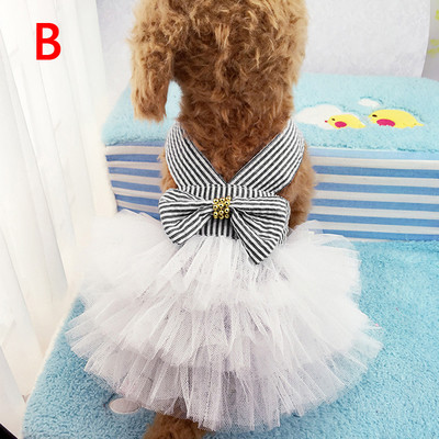 Korea stiilis suvekleit lemmikloomadele Koerte riided Chihuahua Pulma Elegantne Seelik Kutsika Riietus Kevadkostüümid
