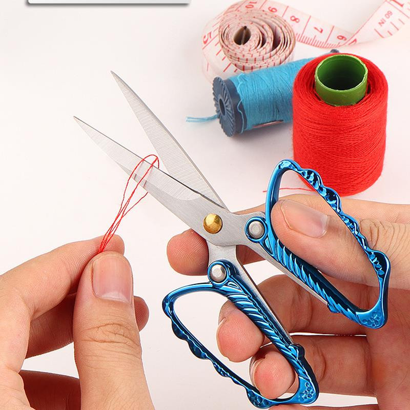 Retro Tailor's Šķēres Krustdūriens Antīkās Šķēres Diegi Izšūšana Šķērveida šūšanas Rokdarbu Sadzīves Šūšanas Instrumenti