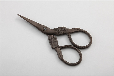 Nerūsējošā tērauda antīkās šķēres melnas un zeltainas 12 dažādu dzīvnieku formas amatniecības šķēres DIY šūšanas piederumi izšūšanas šķēres