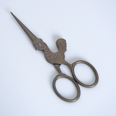 Nerūsējošā tērauda antīkās šķēres melnas un zeltainas 12 dažādu dzīvnieku formas amatniecības šķēres DIY šūšanas piederumi izšūšanas šķēres