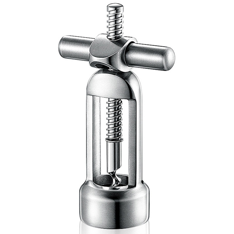 Tsingi sulamist vanaaegne veinipudeliavaja Euroopa punane korgitser, hoovaga konstruktsiooniga ava, korgitõmbaja eemaldaja šampanjakangi tööriistad