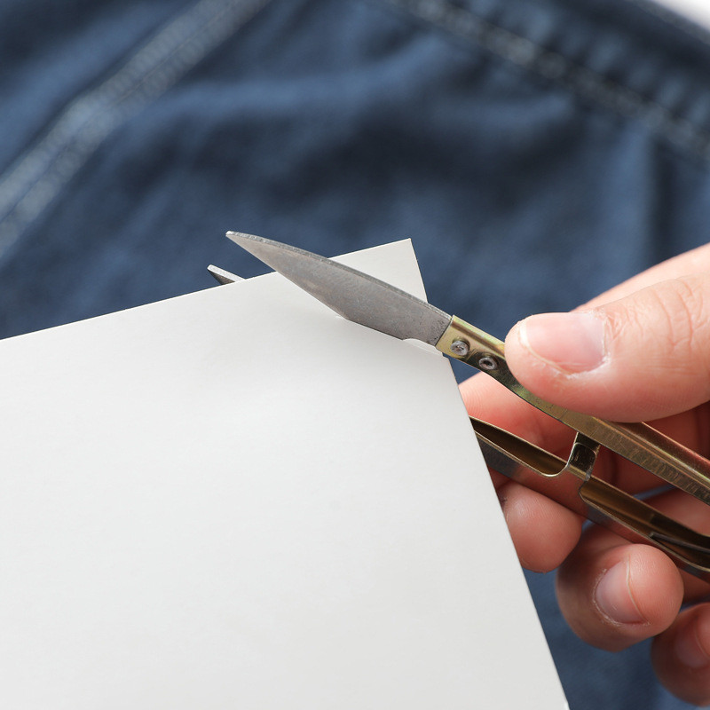 U-veida drēbnieku izšūšanas dzija Šķēres Vintage amatniecības šķēres DIY Cut šūšanas rīks Audums Antīks dūriens Māksla Klasisks rokdarbs