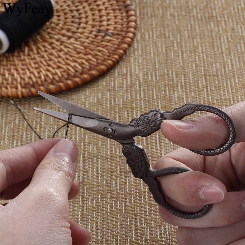 Zodiac Cross Stitch Retro Classic Vintage käärid Antiik peenõmblustikandid Zakka Tailor Kääridega niit Kangalõikur DIY