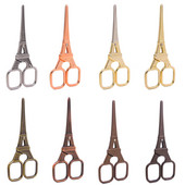 Vintage Eifeļa tornis drēbnieku šķēres Antīkas amatniecības izšuvumi apgriešanas šķēres šūšanas šķēres izšuvumi rokdarbu šķēres