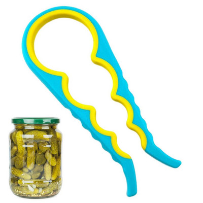 Vāku burku nazis Ērts skrūvējams vāciņš burku attaisāmais 4 vienā Neslīdošs kārbu attaisāmais Pudeles uzgriežņu atslēga Pudele Ātri atverami virtuves sīkrīki