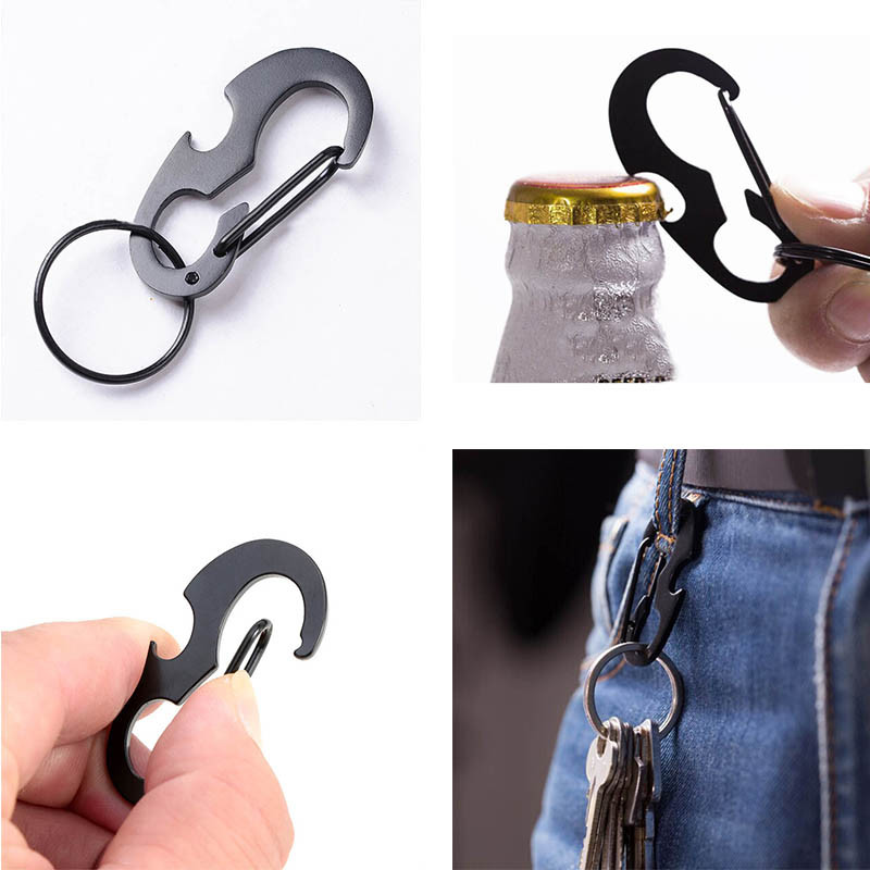 1Gb Pudeļu attaisāmais Virtuves Instrumenti S/L Atslēgu piekariņi Sudraba vāciņu noņemšanas līdzeklis Nerūsējošais tērauds Mājas Viesnīca Alus Daudzfunkcionāls