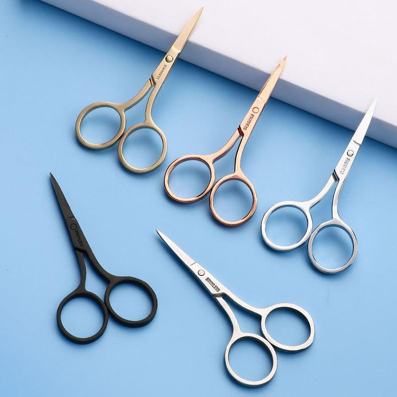 Mini nerūsējošā tērauda šūšanas šķēres uzacu trimmeris mājsaimniecības rokdarbi izšūšana diegu šķēres rokdarbu instrumenti šķēres