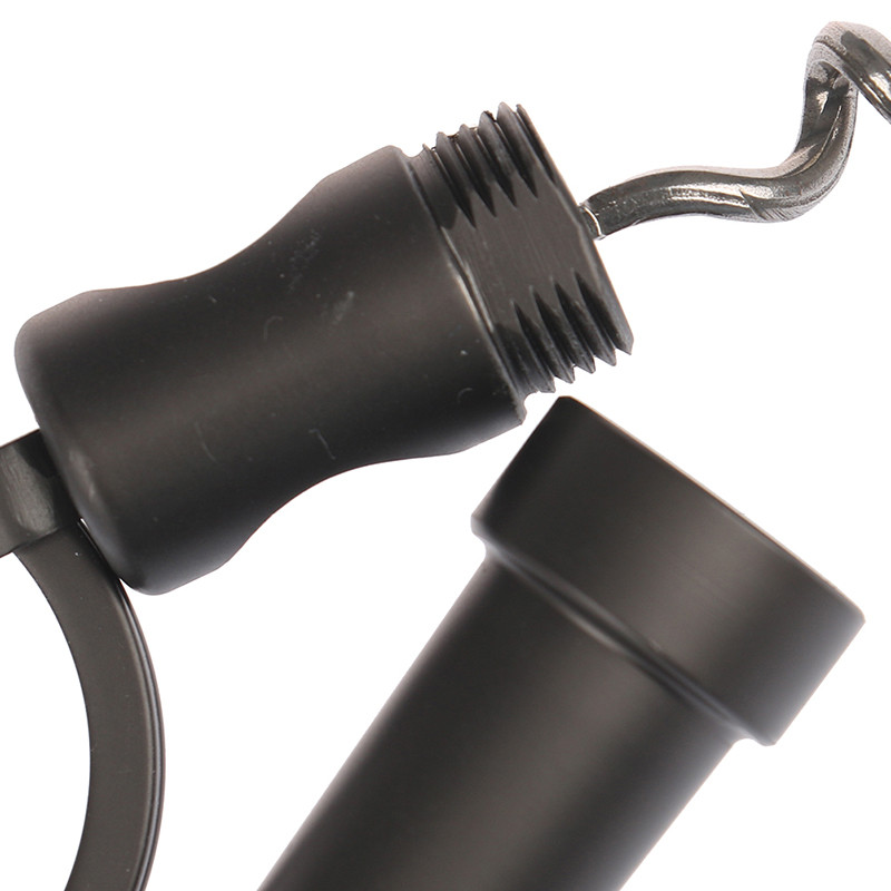 Daudzfunkcionāls cinka sakausējums 3 vienā pudeļu attaisāmais atslēgu piekariņš āra pārnēsājams mini vīna alus skārdenes attaisāmais koka korķviļķis virtuves instrumenti