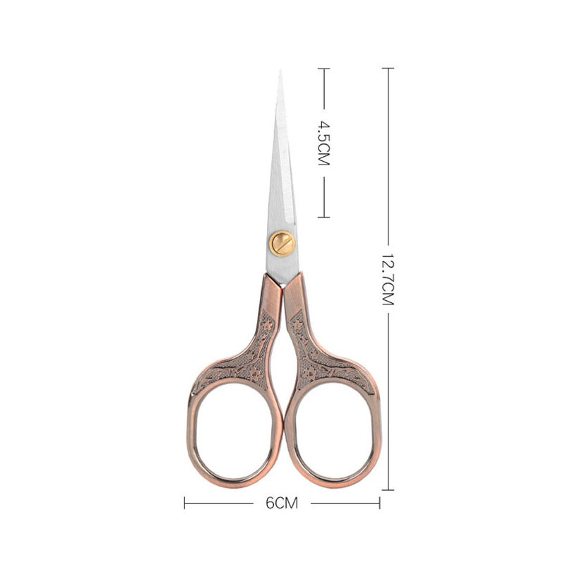 Vintage drēbnieka šķēres krustdūriens antīkas retro šķēres, diegu izšuvumi šķērveida šūšanas rokdarbu mājsaimniecības šūšanai