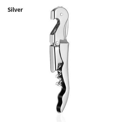 Nerūsējošā tērauda vīna attaisāmais, dubulto eņģu korķviļķis profesionālais viesmīļa alus pudeļu attaisāmais restorānu viesmīļiem vai bārmeņiem