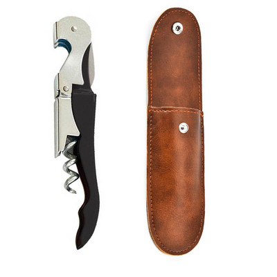 Nerūsējošā tērauda vīna attaisāmais, dubulto eņģu korķviļķis profesionālais viesmīļa alus pudeļu attaisāmais restorānu viesmīļiem vai bārmeņiem