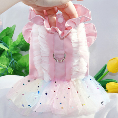 2023. gada tills suņu kleitas maziem suņiem Mājdzīvnieku apģērbi Kucēnu suņu kleitas Suņiem Izsmalcināti Apģērbi Suņu Kleita Svārki Ropa Para Perros Chihuahua