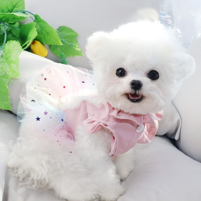 2023. gada tills suņu kleitas maziem suņiem Mājdzīvnieku apģērbi Kucēnu suņu kleitas Suņiem Izsmalcināti Apģērbi Suņu Kleita Svārki Ropa Para Perros Chihuahua