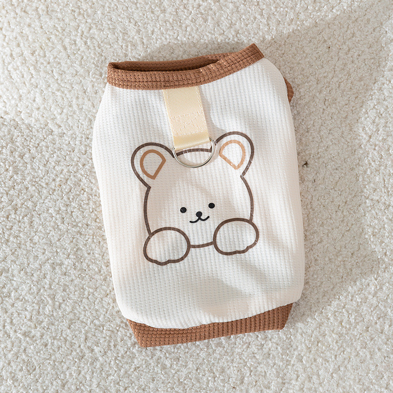 Armas karu veojõupaar, kostüüm kutsika vest Kaisukleit Lemmiklooma suvekleit kui karu plisseeritud seelik Multifilm koerariided