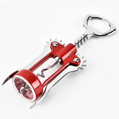 Radoši cinka sakausējuma vīna korķviļķi virtuves instrumenti Nerūsējošā tērauda vīna korķviļķis pārnēsājams metāla sarkanvīna attaisāmais korķa noņemšanas līdzeklis