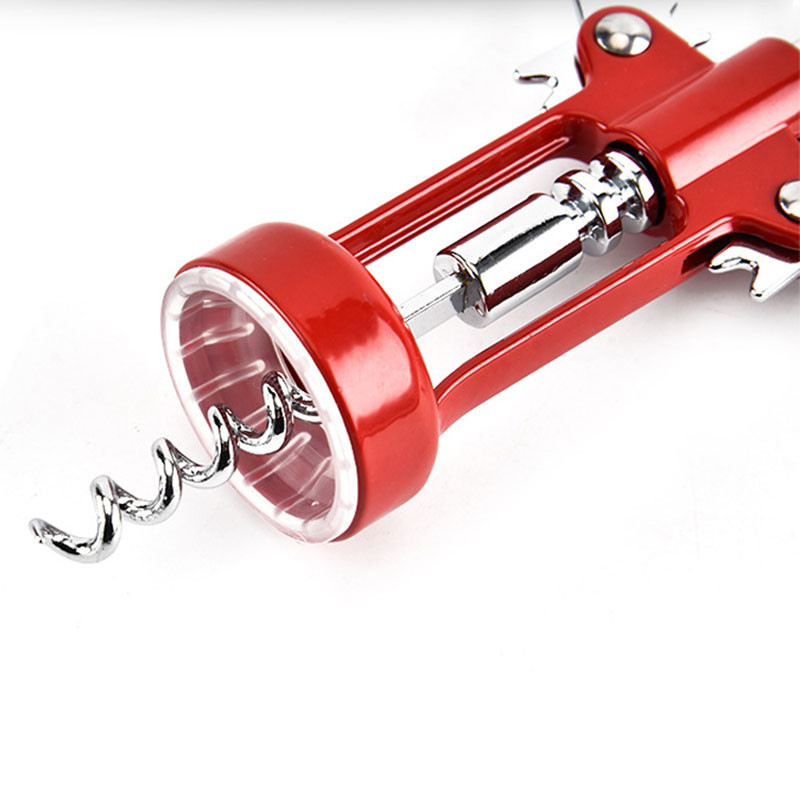 Radoši cinka sakausējuma vīna korķviļķi virtuves instrumenti Nerūsējošā tērauda vīna korķviļķis pārnēsājams metāla sarkanvīna attaisāmais korķa noņemšanas līdzeklis