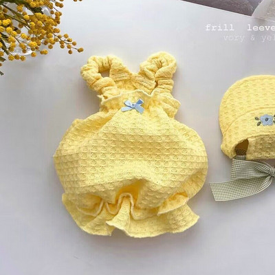 Mazie suņu bikšturi Dzelteni suņa svārki vasaras mājdzīvnieku apģērbi nekā lāča kleita kucēns Foršs džemperis, jauki mājdzīvnieku piederumi