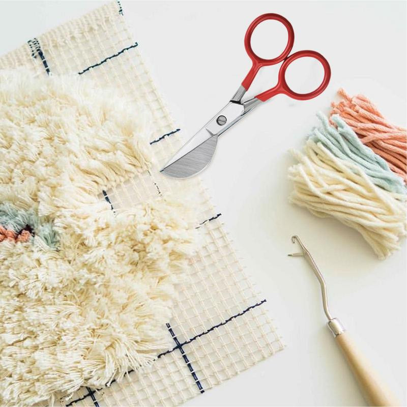 Izturīgs paklāju trimeris šķēres asas pīles pīles aplikācijas šķēres nerūsējošais tērauds šūšana izšūšana šķēres griešanas šķēres