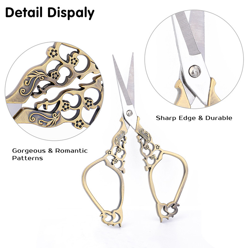 SHWAKK Izturīgas Retro Vintage Tailor Šķēres Šūšanas Izšūšana Amatniecība CrossDitch Šķēres Audumam DIY Mājas instrumenti Šķēres