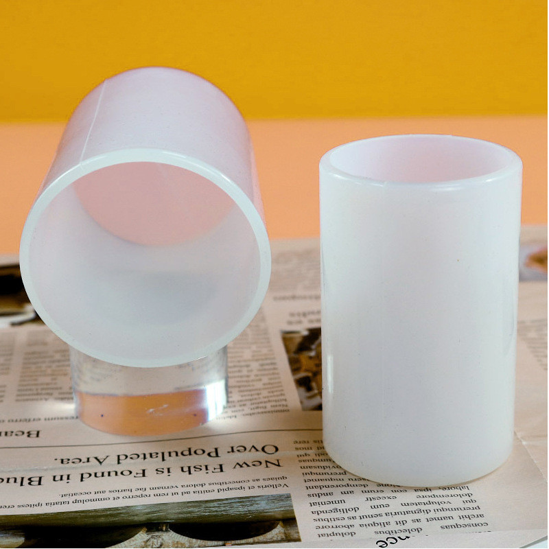 Šešiakampė krištolo lašo klijų žvakė silikoninė forma „pasidaryk pats“ cilindras aromaterapinis žvakės dervos formos žvakės ornamentas, silikoninė forma