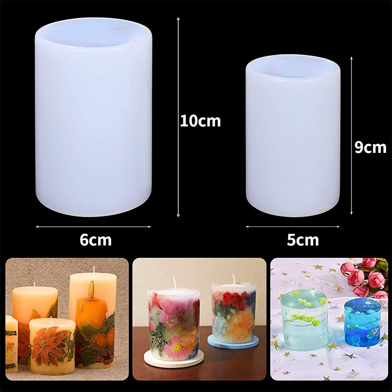 Šešiakampė krištolo lašo klijų žvakė silikoninė forma „pasidaryk pats“ cilindras aromaterapinis žvakės dervos formos žvakės ornamentas, silikoninė forma