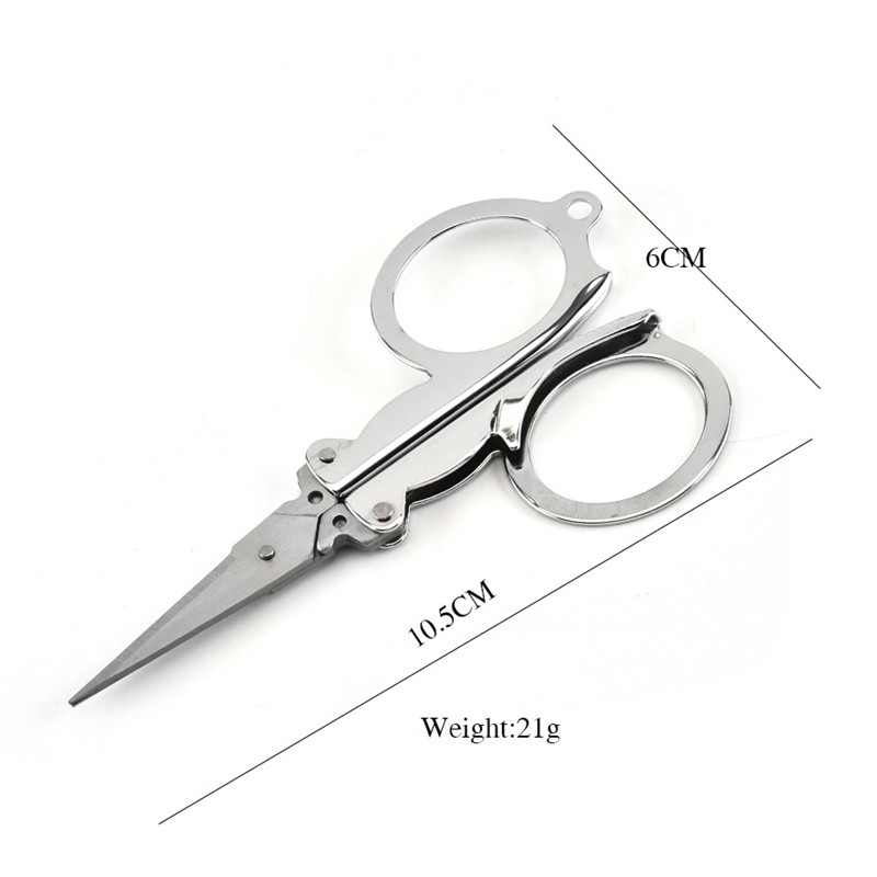 1 tk kaasaskantavad kokkupandavad minikäärid välistingimustes kokkupandavad reisiõmbluskäärid Keermelõikamiseks võtmehoidja kaunistuseks isetegemise vidinad