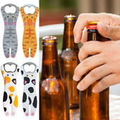 Radoši pārnēsājamas kaķa formas pudeļu attaisāmais Vīna alus Dzērienu Dzērienu Attaisāmais Bāra Sīkrīks Stikls Alus Virtuves rīki Barware #50g