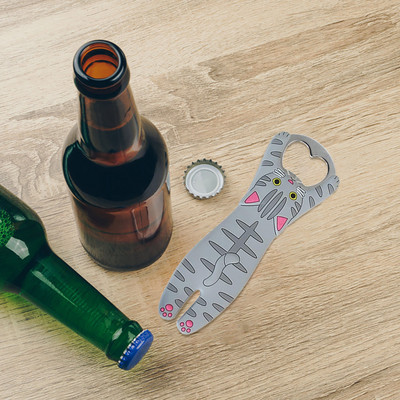 Radoši pārnēsājamas kaķa formas pudeļu attaisāmais Vīna alus Dzērienu Dzērienu Attaisāmais Bāra Sīkrīks Stikls Alus Virtuves rīki Barware #50g