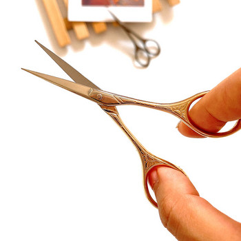 1 бр. 9,5 см реколта антични шевни кръстат бод шивашка ножица ножици за бродерия занаятчийство Направи си сам домакинска тъкан изрязана ножица