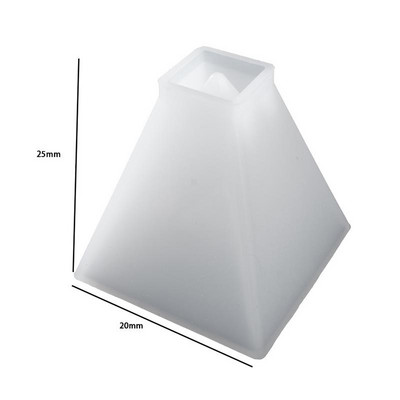 DIY aromaterápiás gyertyaforma piramis gyanta művészet öntés szilikon forma kézzel készített gyertya készítés formák szerszám kellékek otthoni dekoráció