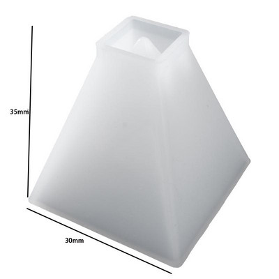 DIY aromaterápiás gyertyaforma piramis gyanta művészet öntés szilikon forma kézzel készített gyertya készítés formák szerszám kellékek otthoni dekoráció