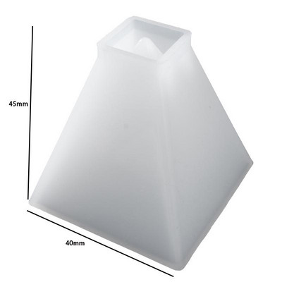 DIY aromaterápiás gyertyaforma piramis gyanta művészet öntés szilikon forma kézzel készített gyertya készítés formák szerszám kellékek otthoni dekoráció