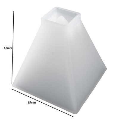 DIY aromaterápiás gyertyaforma piramis gyanta művészet öntés szilikon forma kézzel készített gyertya készítés formák szerszám kellékek otthoni dekoráció