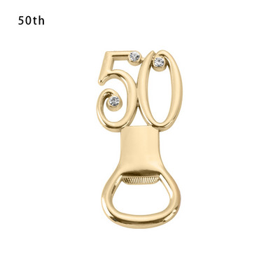 18 21 30 40 50 Σχήμα ανοιχτήρι μπουκαλιών από στρας Αριθμός Σχήμα ανοιχτήρι μπύρας Ηλικία Γενέθλια Επέτειος Αναμνηστικά Δώρα Επισκεπτών Επιστροφή