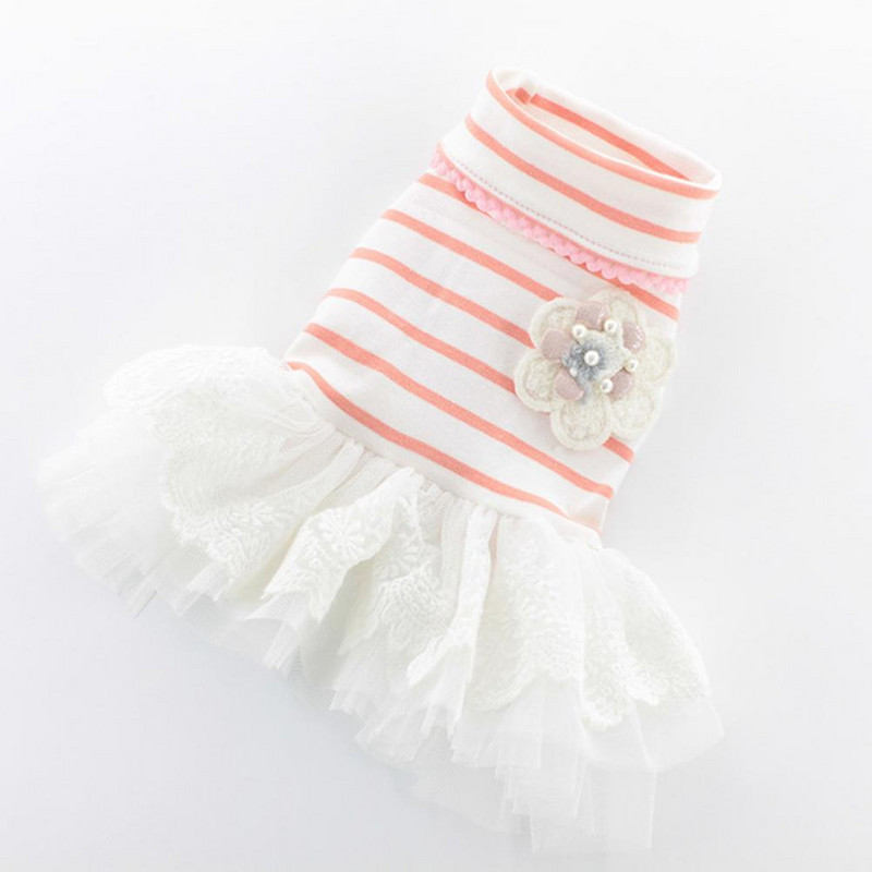 Koerakleit Koerte rõivad Suure elastsusega võrgust servaga pullover Suvised kiisurõivad õue