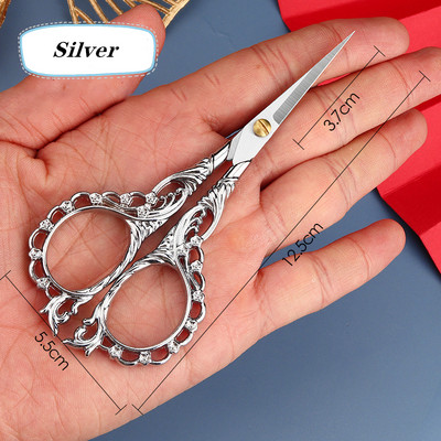 Retro Zakka Vintage Šķēres DIY Papīram Antikvariāts Izšūšana Šūšana Drēbnieks Diegu Dzijas Šķēres Krustdūriens Rokdarbu Instrumenti DIY