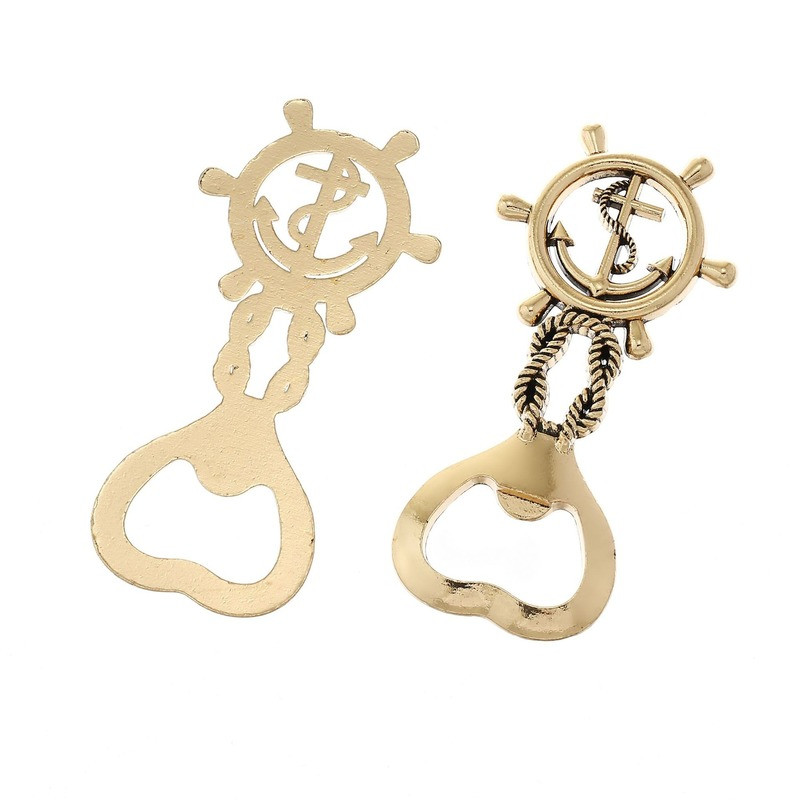 1 tk Ocean Series roolipudeliavaja Peen peokingitused Retro ankur kombineeritud pakendiavaja Tööriistad Baarikaunistusvidinad