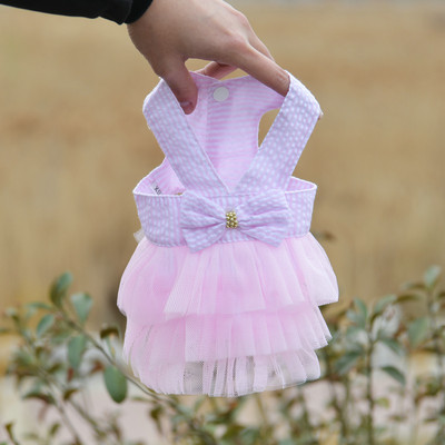Rochie de mireasă pentru câine pisică Haine de vară pentru câini Fusta Rochii de prințesă Puppy York Yorkie Pomeranian Pudel Bichon Îmbrăcăminte pentru câini maltezi