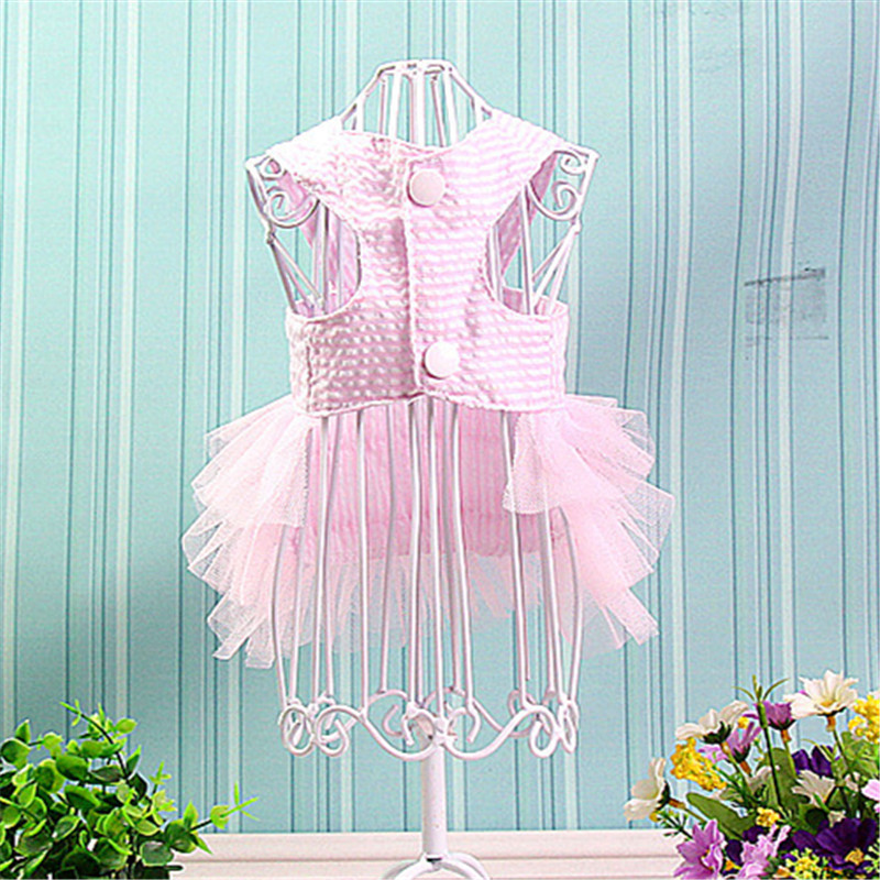 Kaķu suņu kāzu kleita Vasaras suņu apģērbi Svārki Princeses Kleitas Kucēns Jorkas Pomerānijas Pūdelis Bišons Maltas suņu apģērbs