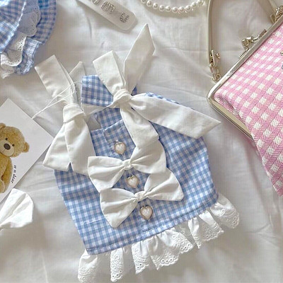 Loka mājdzīvnieku svārki Rotaļu krekls, nevis lācis Vasaras apģērbi Kucēnu kleita Mode Suņu apģērbi Mājdzīvnieku piederumi