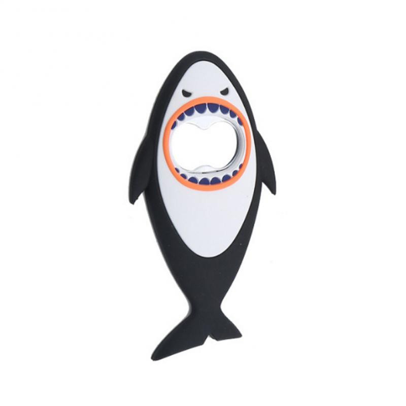 Haizivju/trušu alus pudeļu attaisāmais 3d jauks multfilmas dzīvnieks magnēts Ledusskapja alus pudeļu attaisāmais virtuves bārs instrumenti magnētu uzlīmes