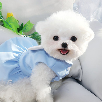 2023 Angel Wings Pet Puppy Dress Проследяеми рокли за кучета Puppy Pet Clothing Puppy Cat Princess Pet Apparel Сладко кученце Дрехи за мопс