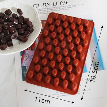 Multicavity Coffee Bean Mould Silicone Candle Heart DIY Σαπούνι Ρητίνη Φτιάχνοντας Μούχλα Ζελέ σοκολάτας πάγου Ζελέ ψησίματος Εργαλείο ψησίματος κέικ Δώρα