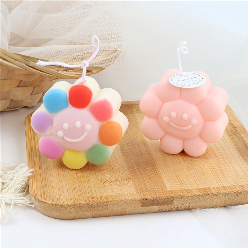 INS Nordic Style silikona ziedlapu ziedu sveces pelējuma smaids DIY aromterapijas ziepju kūka šokolādes fondant pelējuma kāzu suvenīri