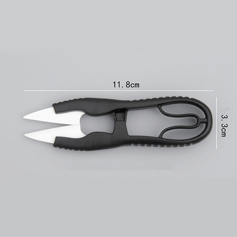 1gab./partija Drošības keramika U diegu dzijas griezējs šūšanas šķēres šķēres diegi Izšūšana krustdūrienu izejmateriāli Instrumenti aksesuāri