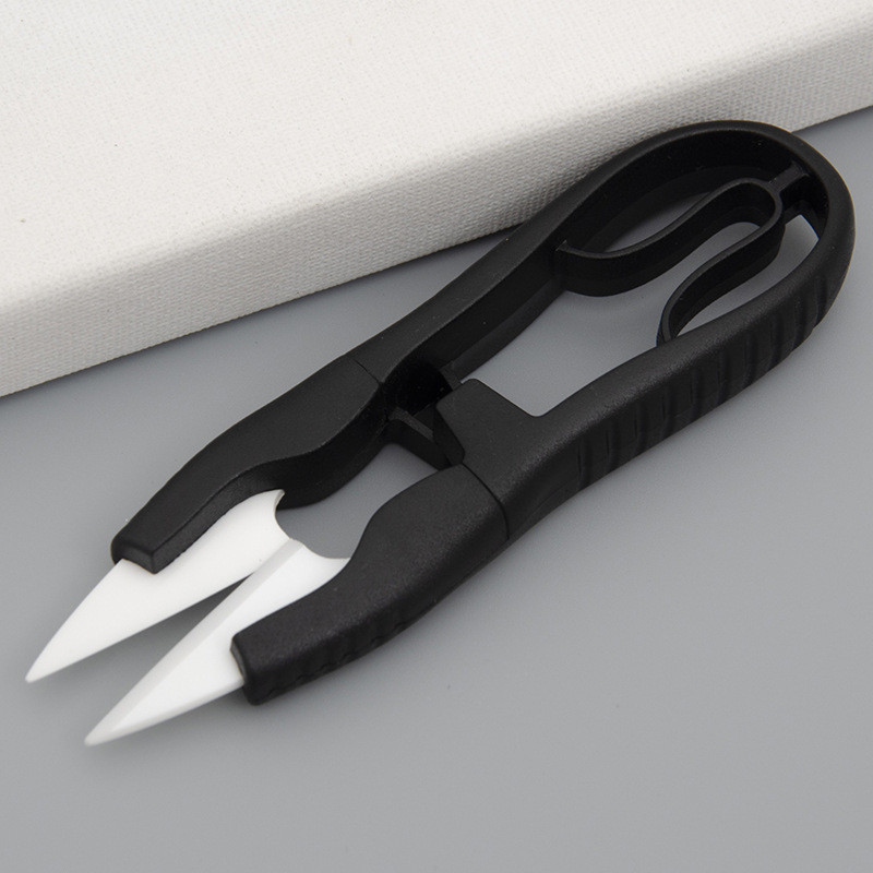 1gab./partija Drošības keramika U diegu dzijas griezējs šūšanas šķēres šķēres diegi Izšūšana krustdūrienu izejmateriāli Instrumenti aksesuāri