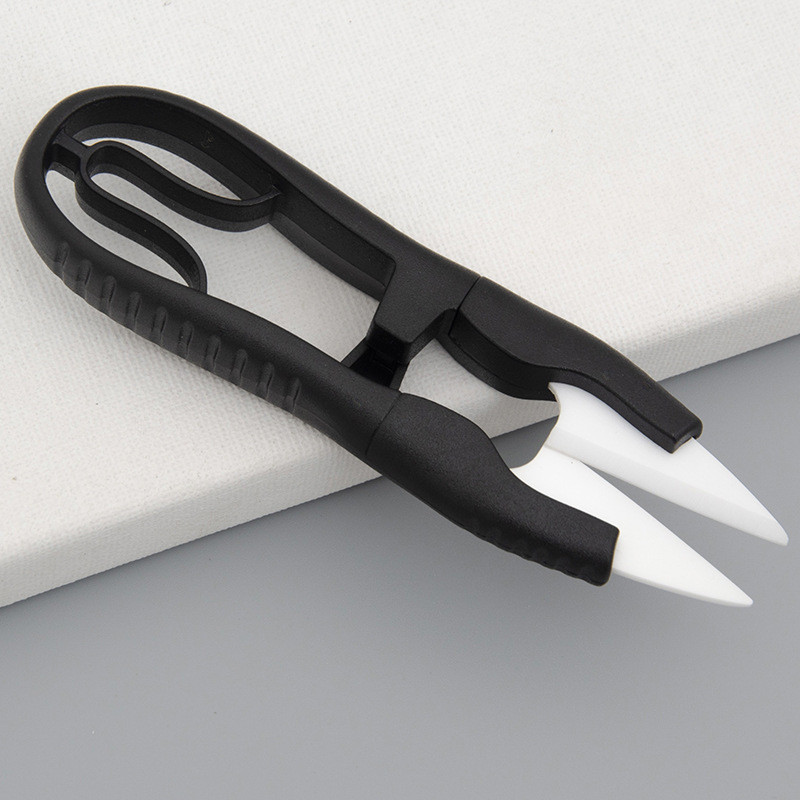 1gab./partija Drošības keramika U diegu dzijas griezējs šūšanas šķēres šķēres diegi Izšūšana krustdūrienu izejmateriāli Instrumenti aksesuāri