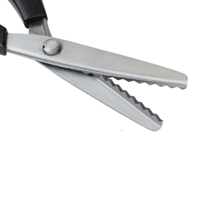 Ψαλίδι ραπτικής από ανοξείδωτο ατσάλι Επαγγελματικές χειροτεχνίες Μοδίστρες Εργαλεία κοπής ζιγκ ζακ Pinking Shear DIY Textile Fabric Scissor