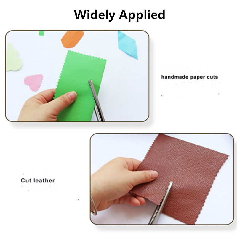 Ψαλίδι ραπτικής από ανοξείδωτο ατσάλι Επαγγελματικές χειροτεχνίες Μοδίστρες Εργαλεία κοπής ζιγκ ζακ Pinking Shear DIY Textile Fabric Scissor